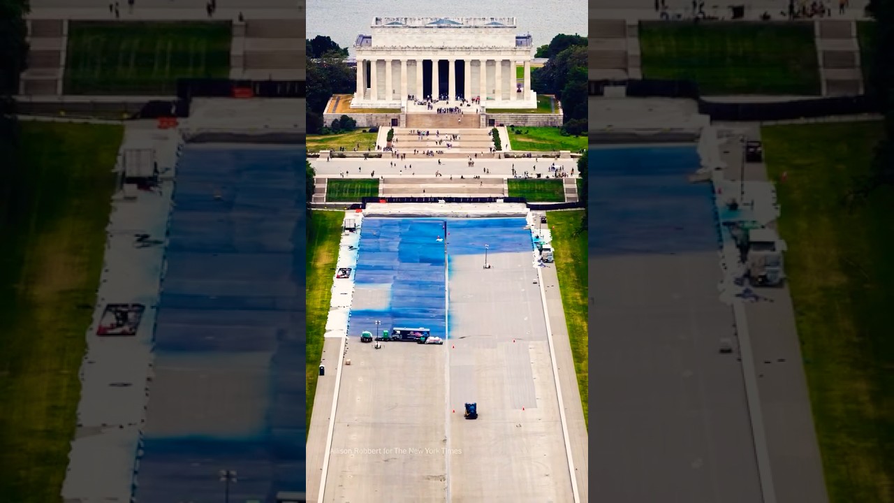 New York Times video: Why Trump's Reflecting Pool Repairs Are in Trouble